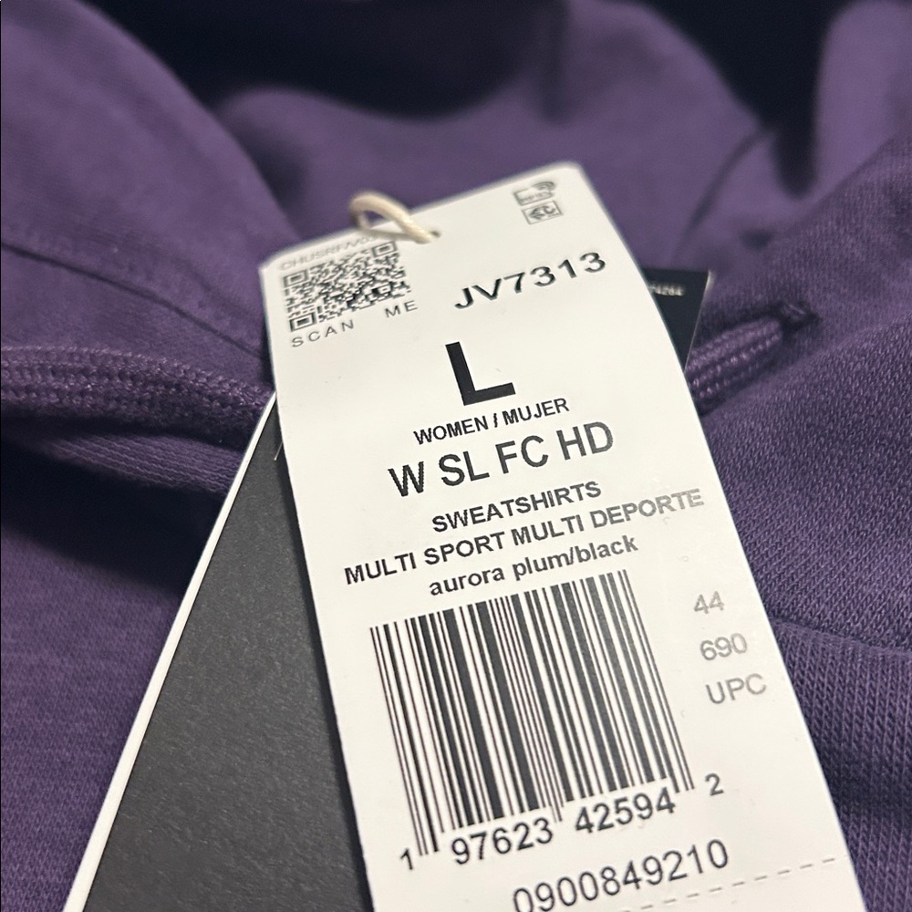 Adidas women’s hoodie  multi sport L new - Picture 8 of 12